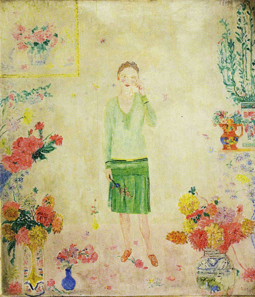 Portrait of Madame Albert Croquez - James Ensor