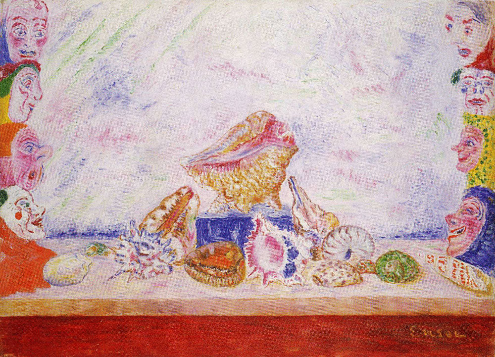 Conchas com Máscaras - James Ensor