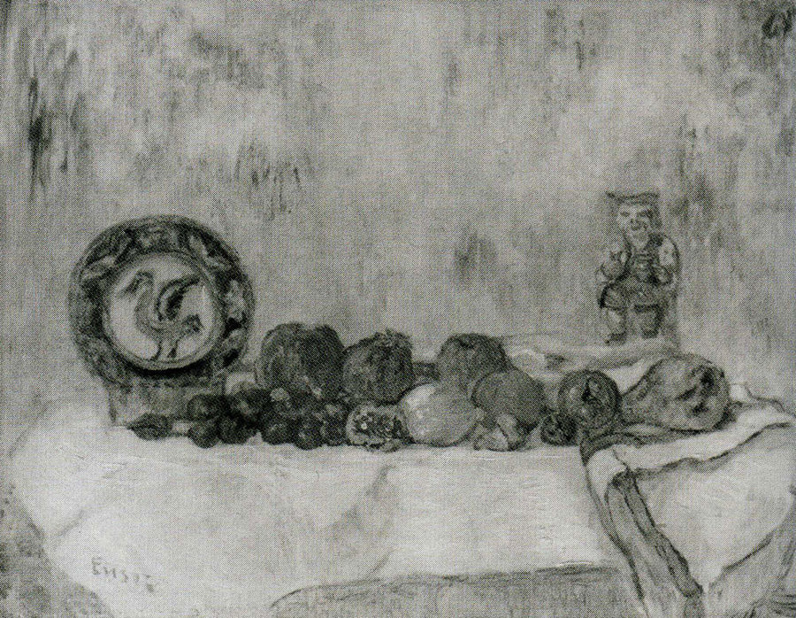 Still Life with Fruit - James Ensor