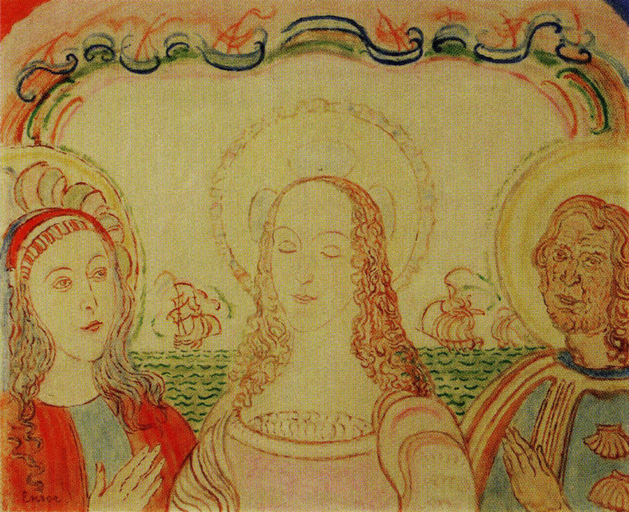 The Virgin of the Ships - James Ensor