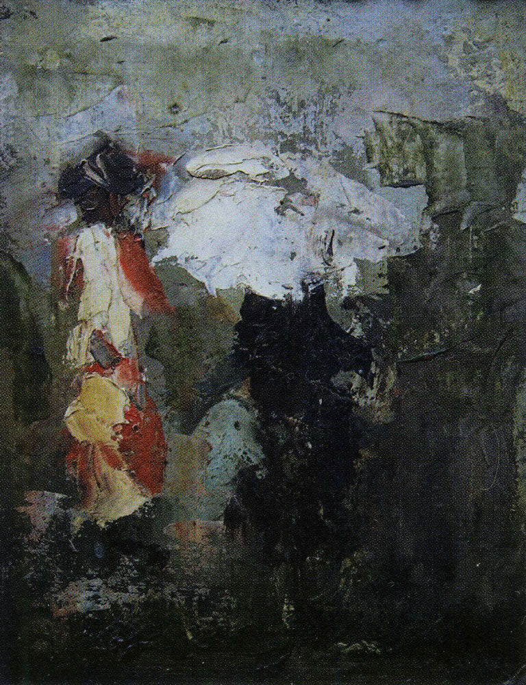 Two Figures in the Rain - James Ensor