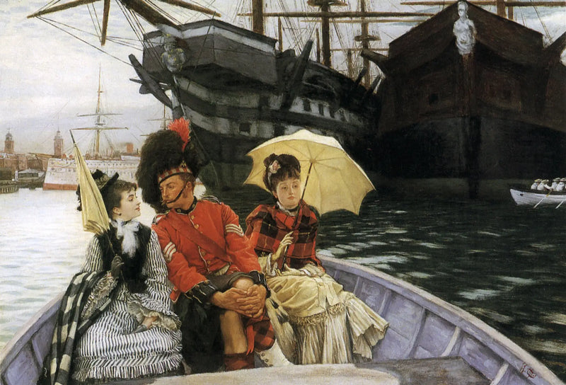 O Estaleiro de Portsmouth - James Tissot