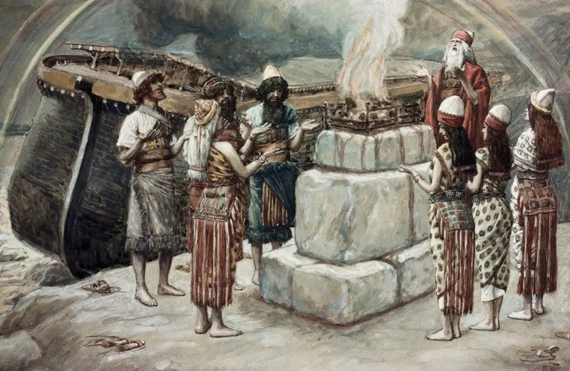 O sacrifício de Noé - James Tissot