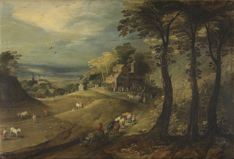 Une ferme - Jan Brueghel l'Ancien