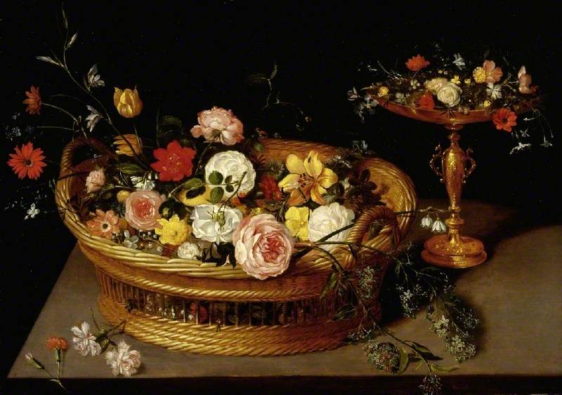 Un panier de fleurs - Jan Brueghel l'Ancien