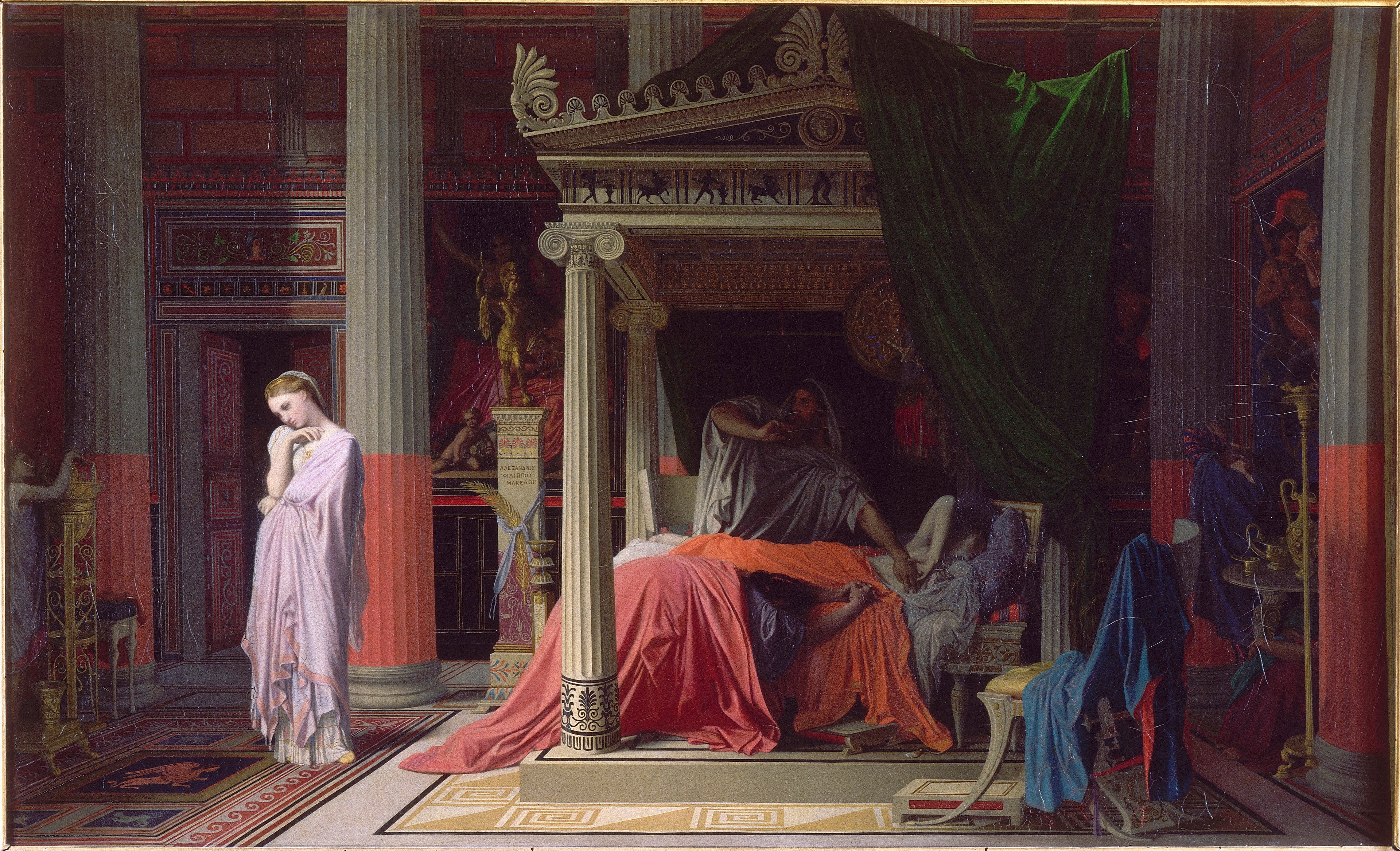 A Doença de Antíoco - Jean-Auguste-Dominique Ingres