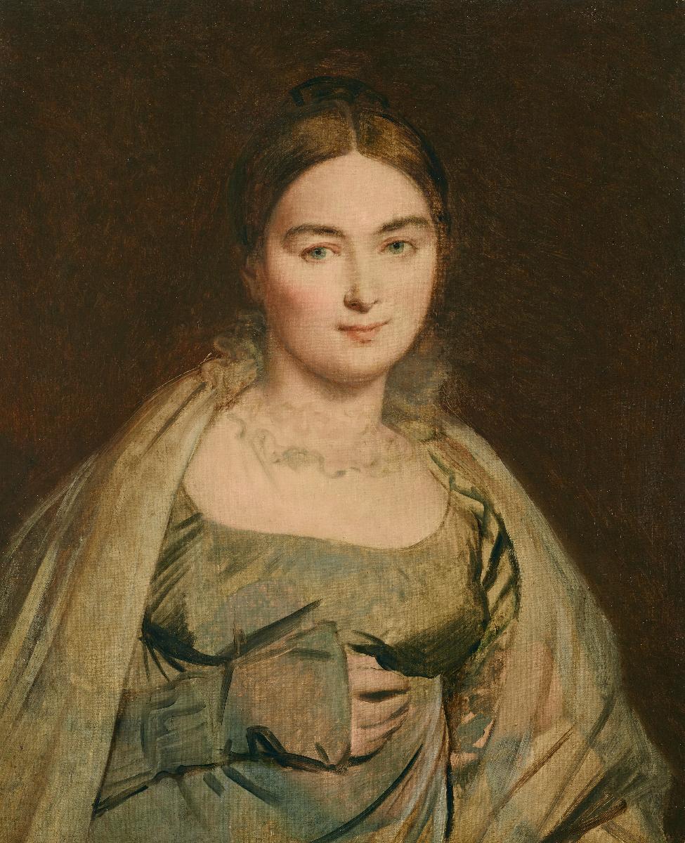 Madame Ingres, nascida Madeleine Chapelle - Jean-Auguste-Dominique Ingres