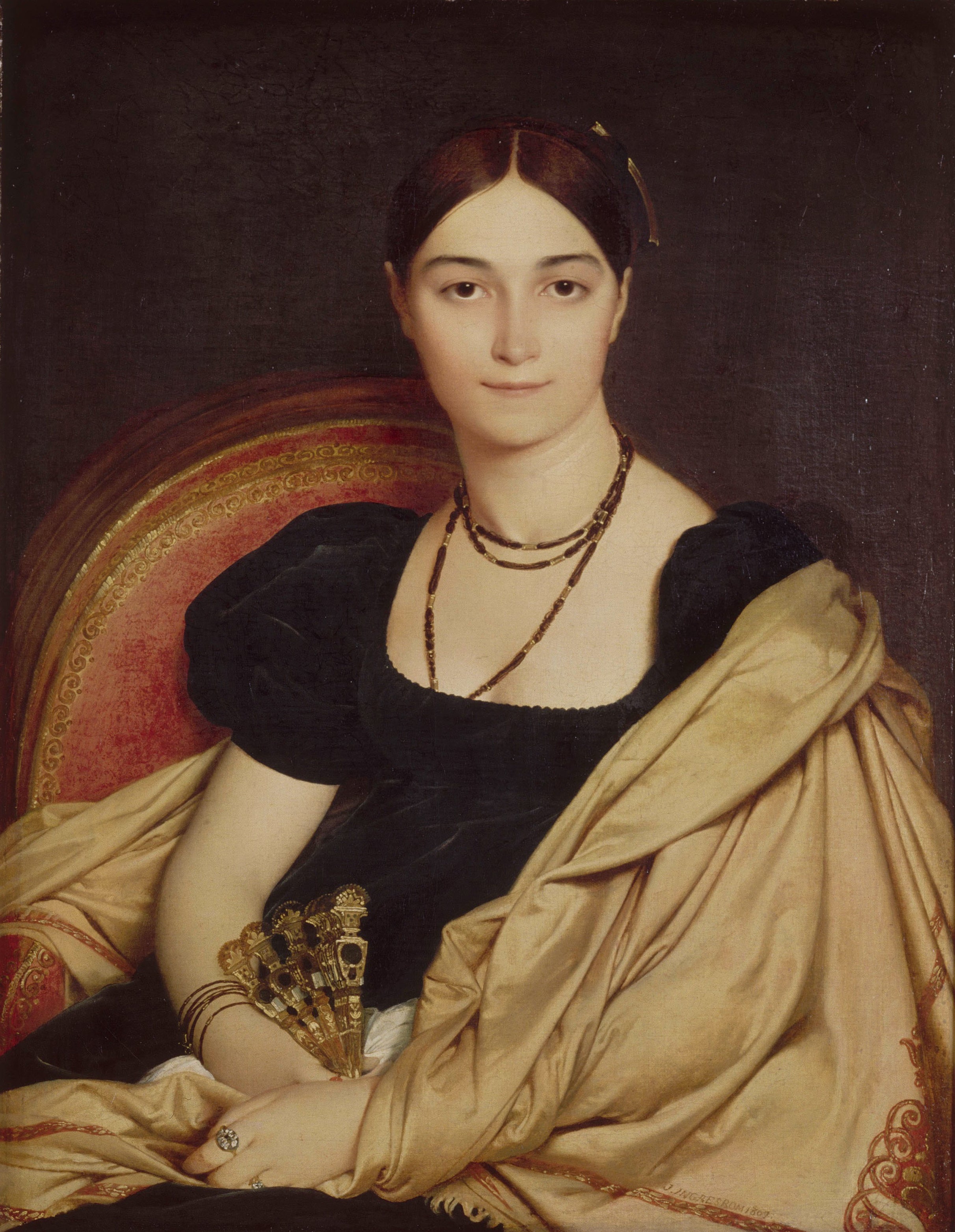 Retrato de Madame Duvaucey - Jean-Auguste-Dominique Ingres