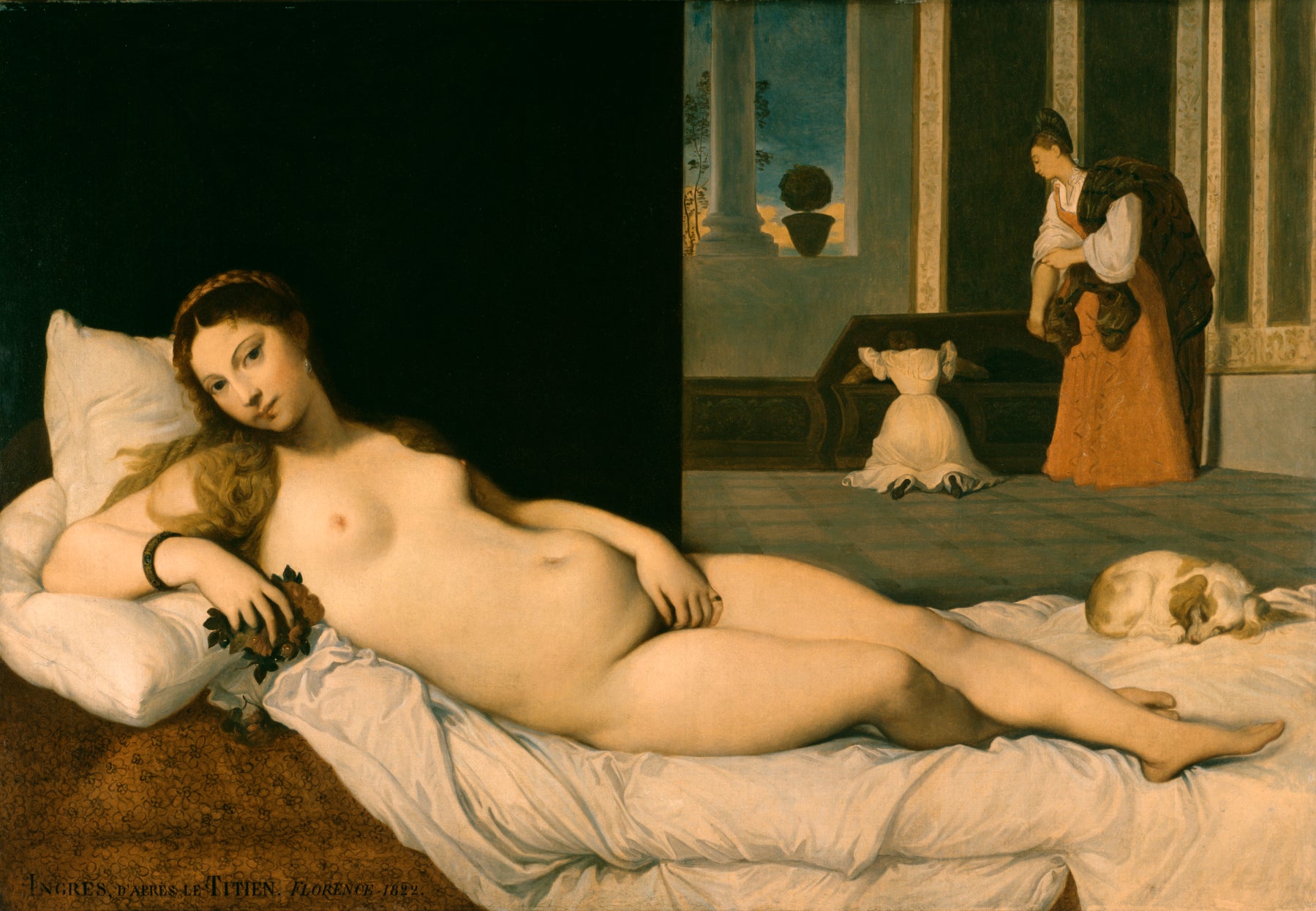 Vênus deitada - Jean-Auguste-Dominique Ingres