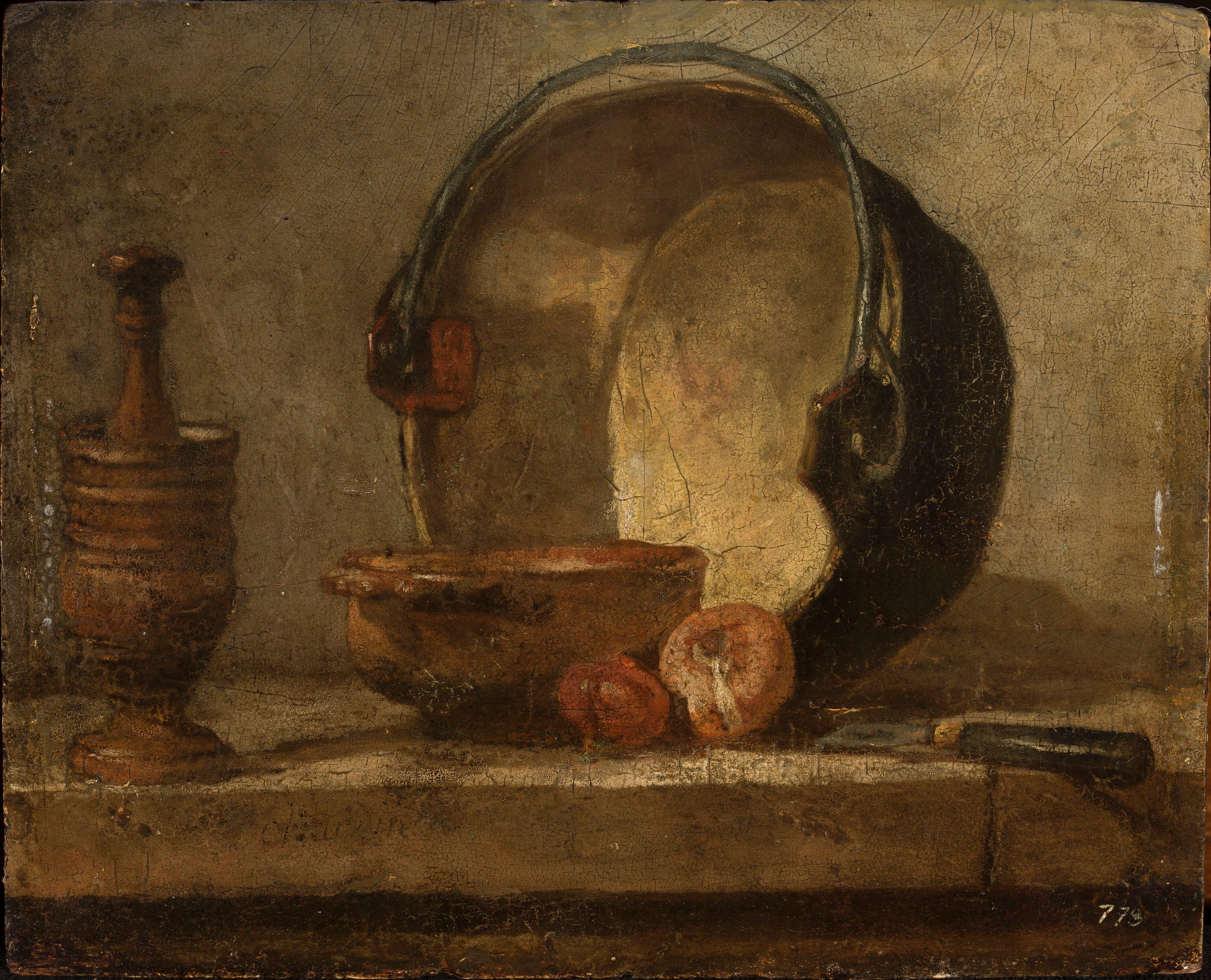 Nature morte aux ustensiles de cuisine - Jean Siméon Chardin