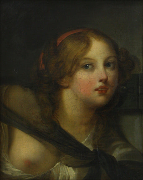 Retrato de uma menina - Jean-Baptiste Greuze