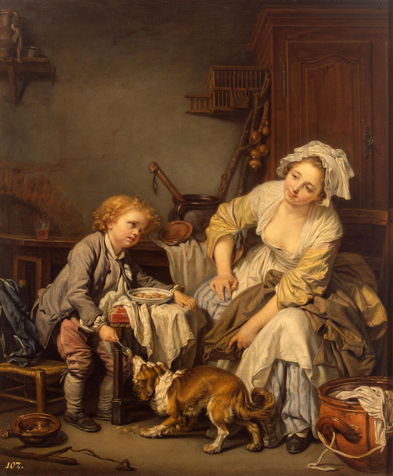 A criança mimada - Jean-Baptiste Greuze