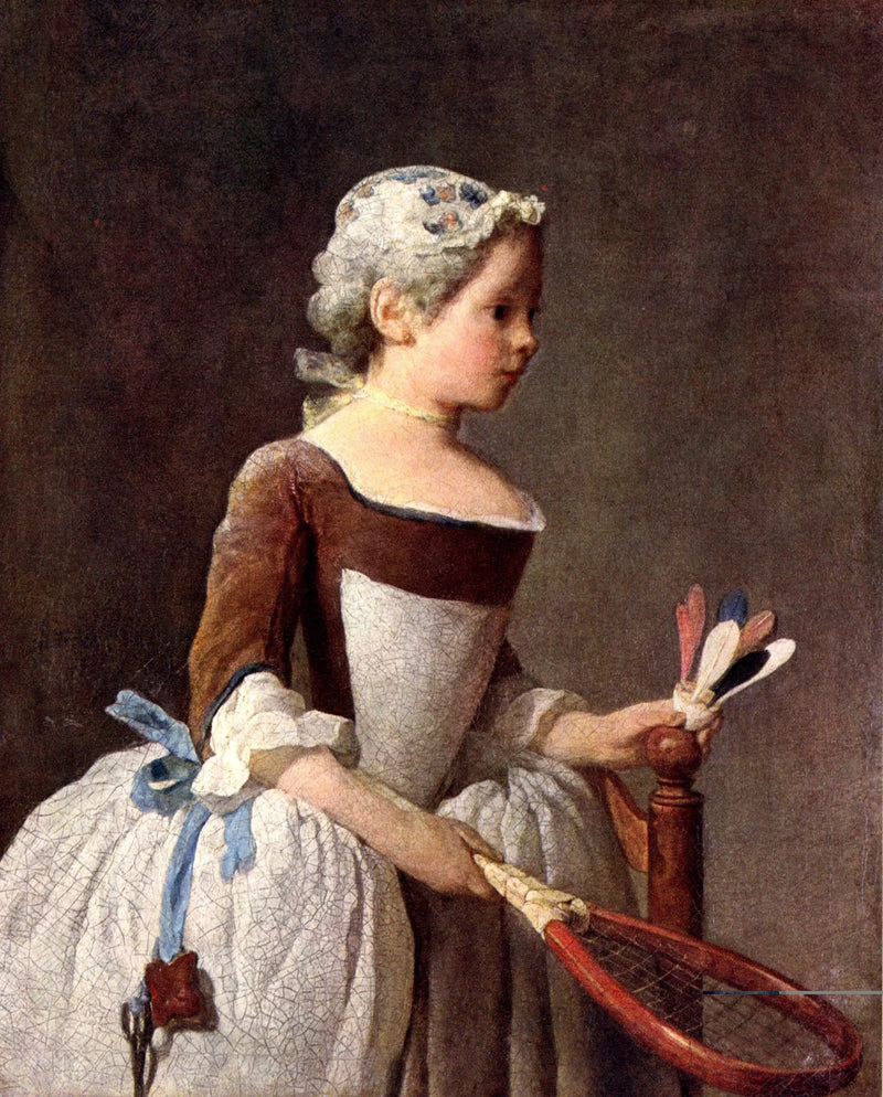 A Menina ao Volante - Jean Simeón Chardin