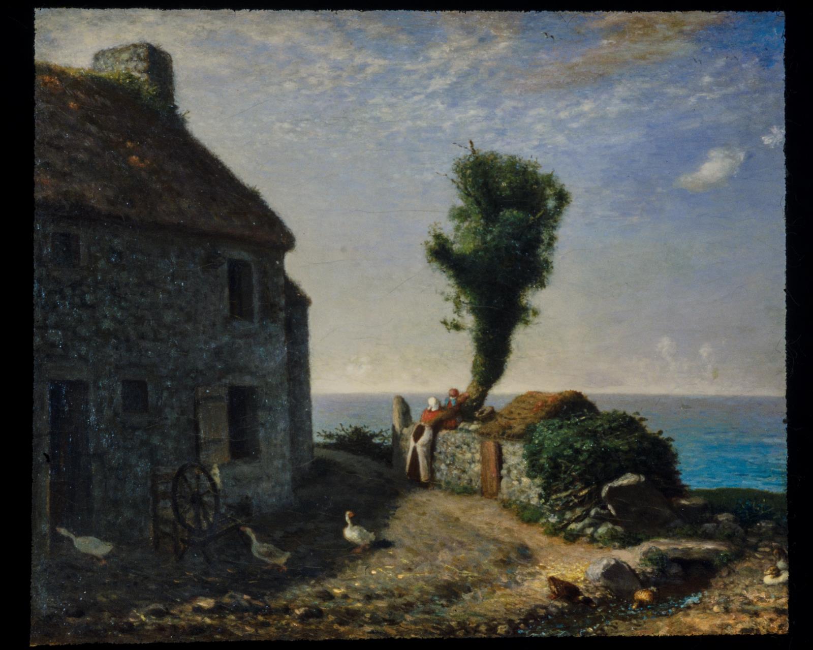 Fin du hameau de Gruchy - Jean-François Millet