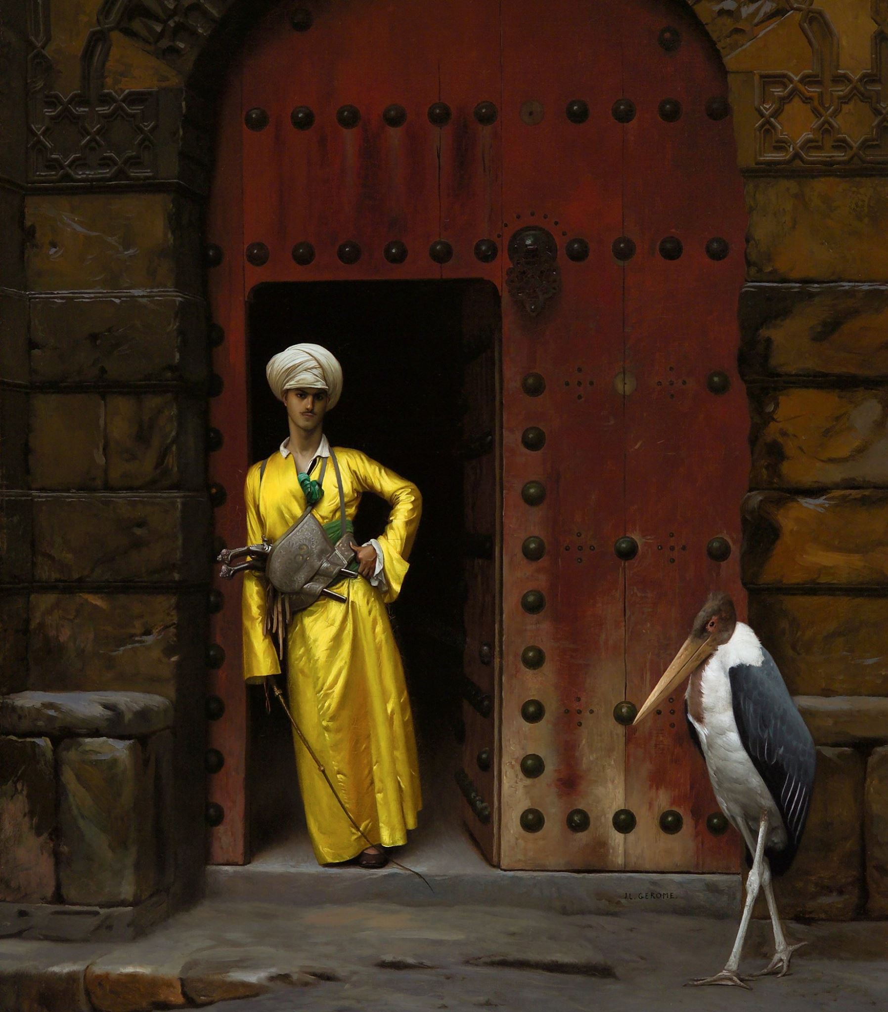 Reproduction du tableau « Le Marabout - Jean-Léon Gérôme » par Alpha Reproduction en peinture à l’huile