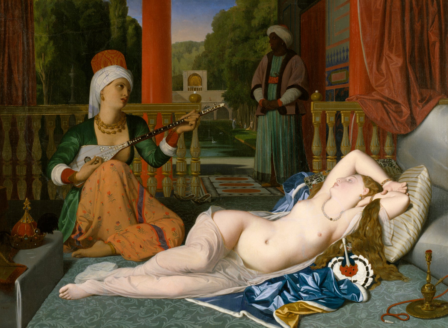 A Odalisca e o Escravo - Jean-Auguste-Dominique Ingres