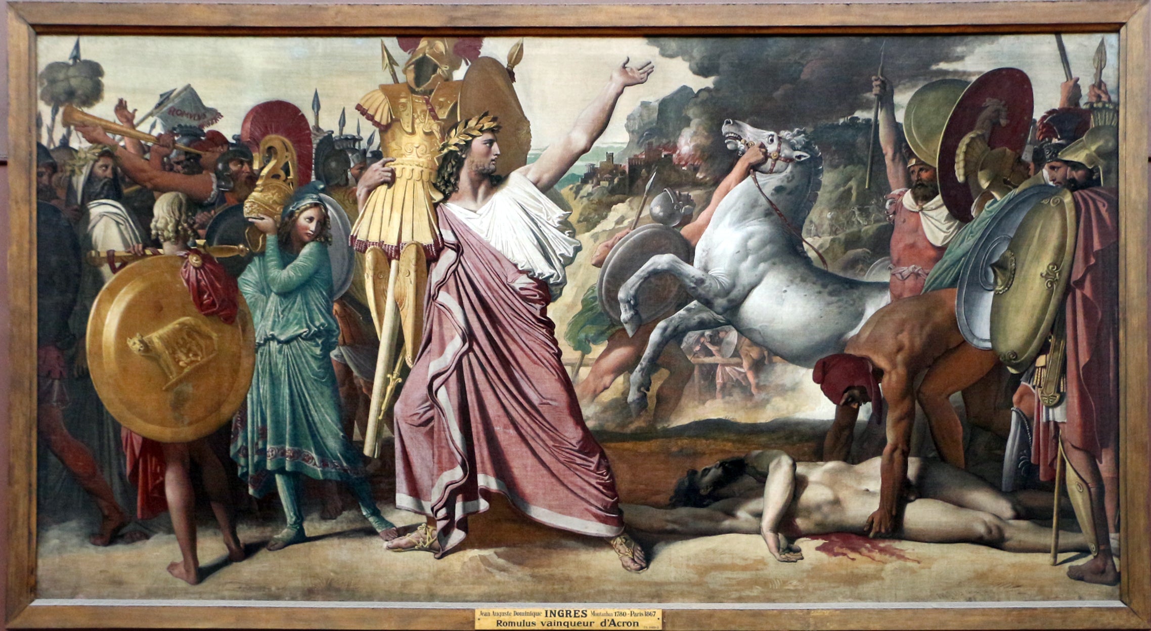 Rômulo, vencedor de Acrôn - Jean-Auguste-Dominique Ingres