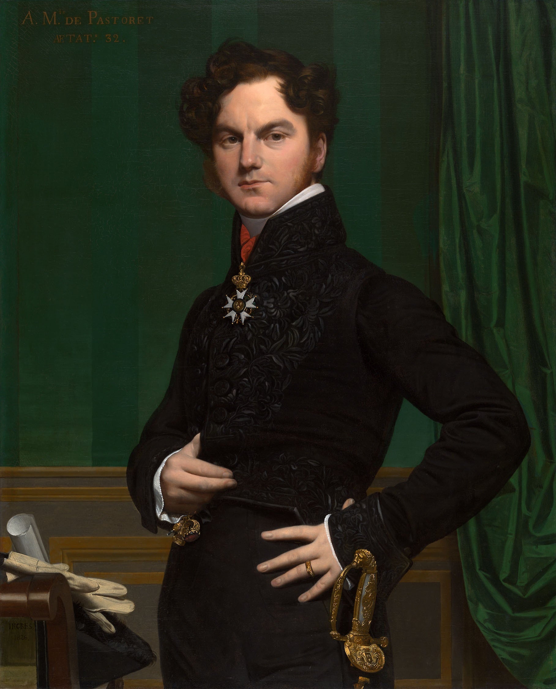 O Conde Amédée-David de Pastoret - Jean-Auguste-Dominique Ingres