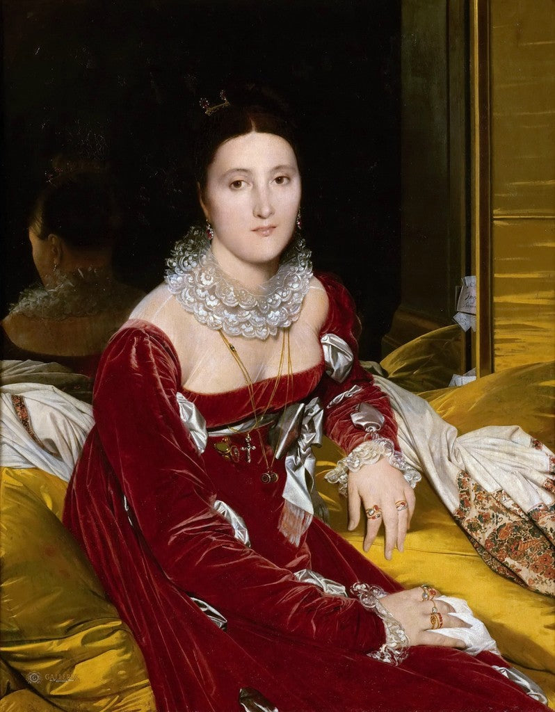 Retrato de Madame de Senonnes - Jean-Auguste-Dominique Ingres
