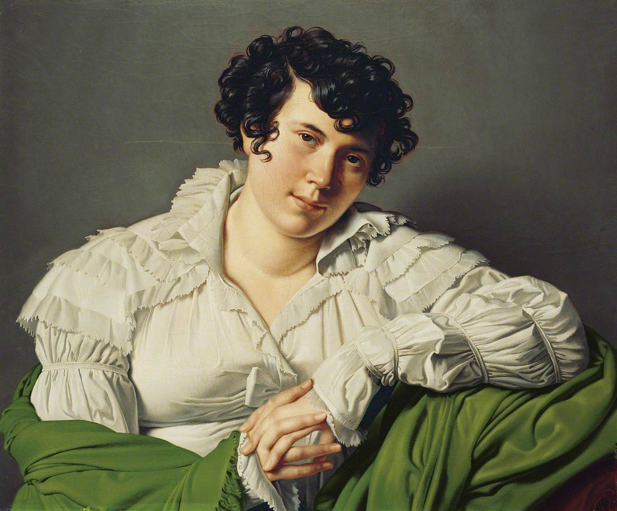 Retrato chamado de Madame de Staël - Jean-Auguste-Dominique Ingres