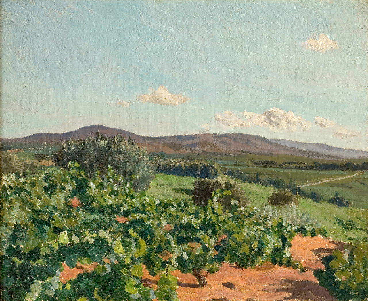 Reproduction du tableau « Étude pour une vendange - Frédéric Bazille » par Alpha Reproduction en peinture à l’huile