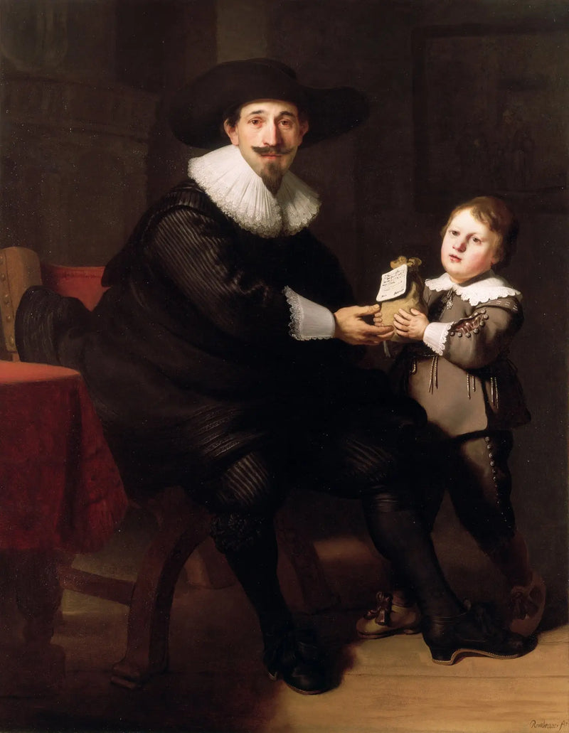 Retratos de Jean Pellicorne e de seu filho Casper - Rembrandt