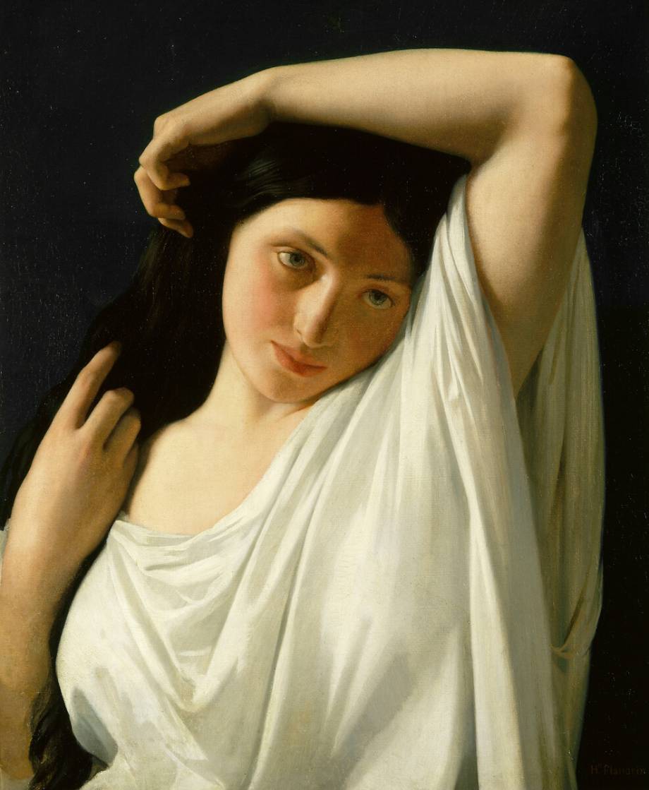 Jovem garota em busto – Hippolyte Flandrin