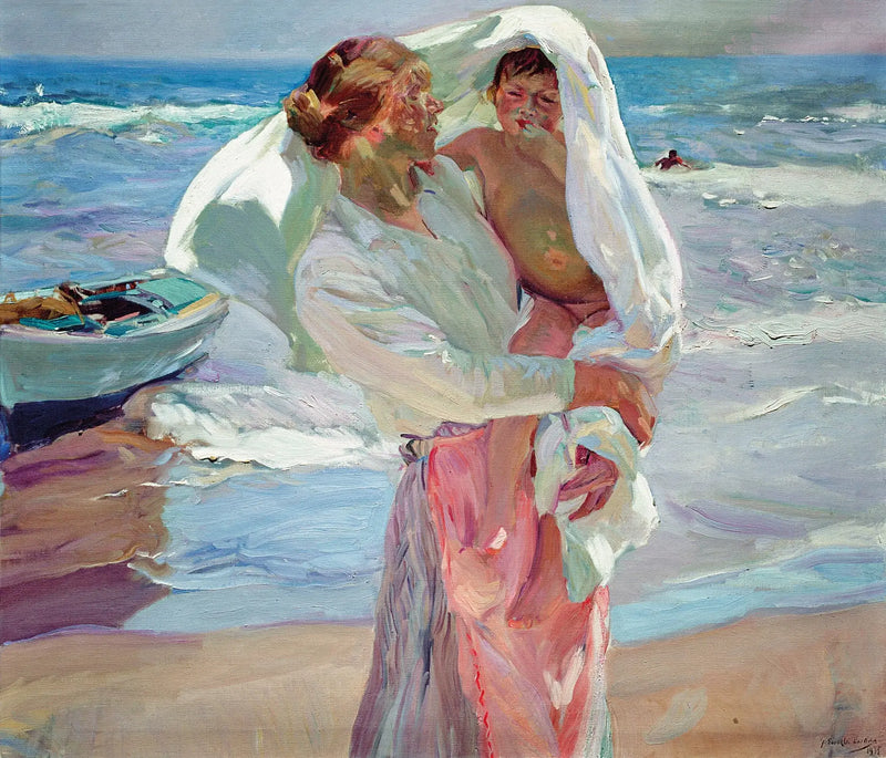 A saída do banho - Joaquín Sorolla