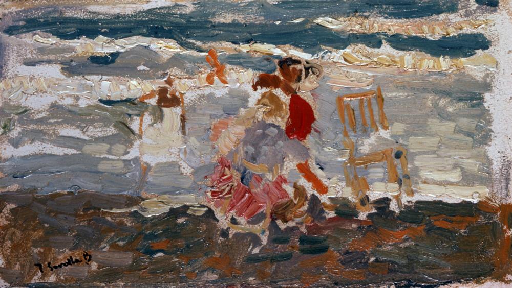 Reproduction du tableau « La Plage, Valence (Enfants) - Joaquín Sorolla » par Alpha Reproduction en peinture à l’huile