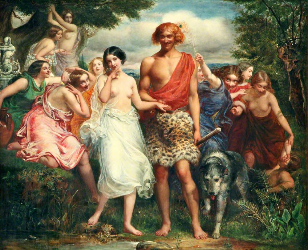 Cymon et Iphigénie - John Everett Millais