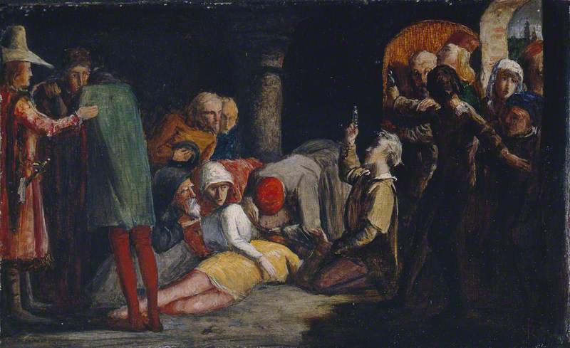 La mort de Roméo et Juliette - John Everett Millais