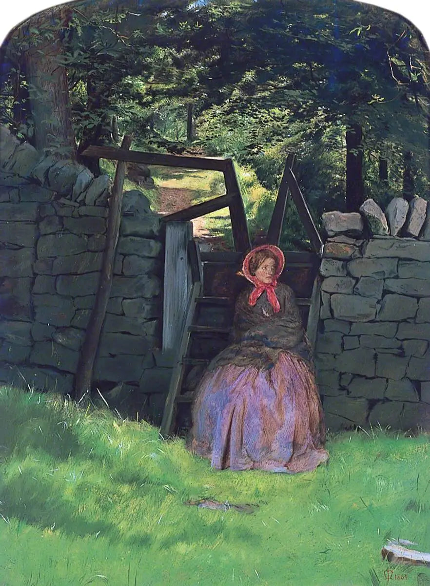 En attendant - John Everett Millais - Alpha Reproduction