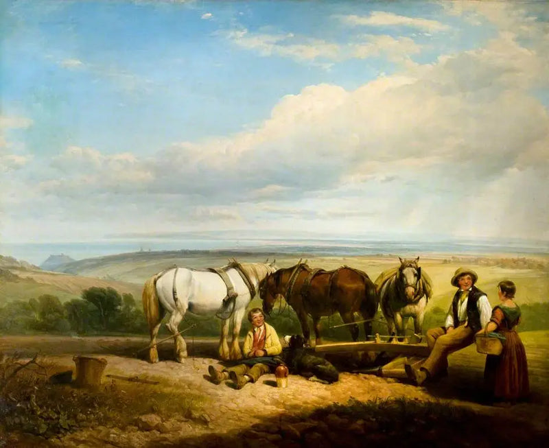 Descanso ao Meio-Dia - John Frederick Herring, Sr.