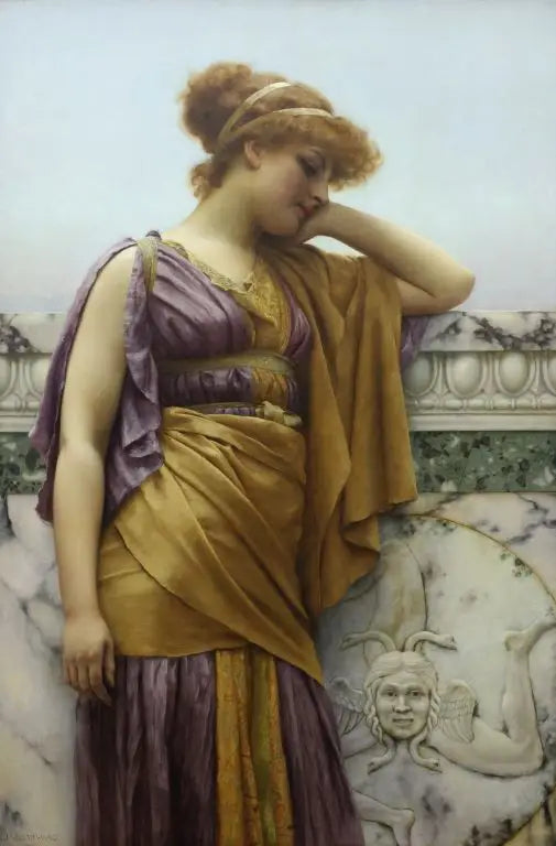 Souvenirs - John William Godward - Alpha Reproduction