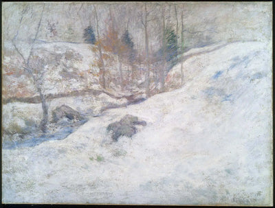 Ruisseau en hiver - John Henry Twachtman - Alpha Reproduction