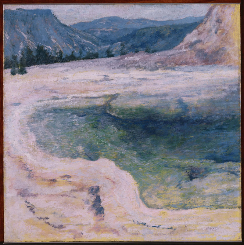A piscina de esmeralda - John Henry Twachtman