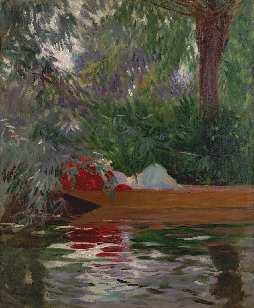 Reproduction du tableau « Sous les saules - John Singer Sargent » par Alpha Reproduction en peinture à l’huile