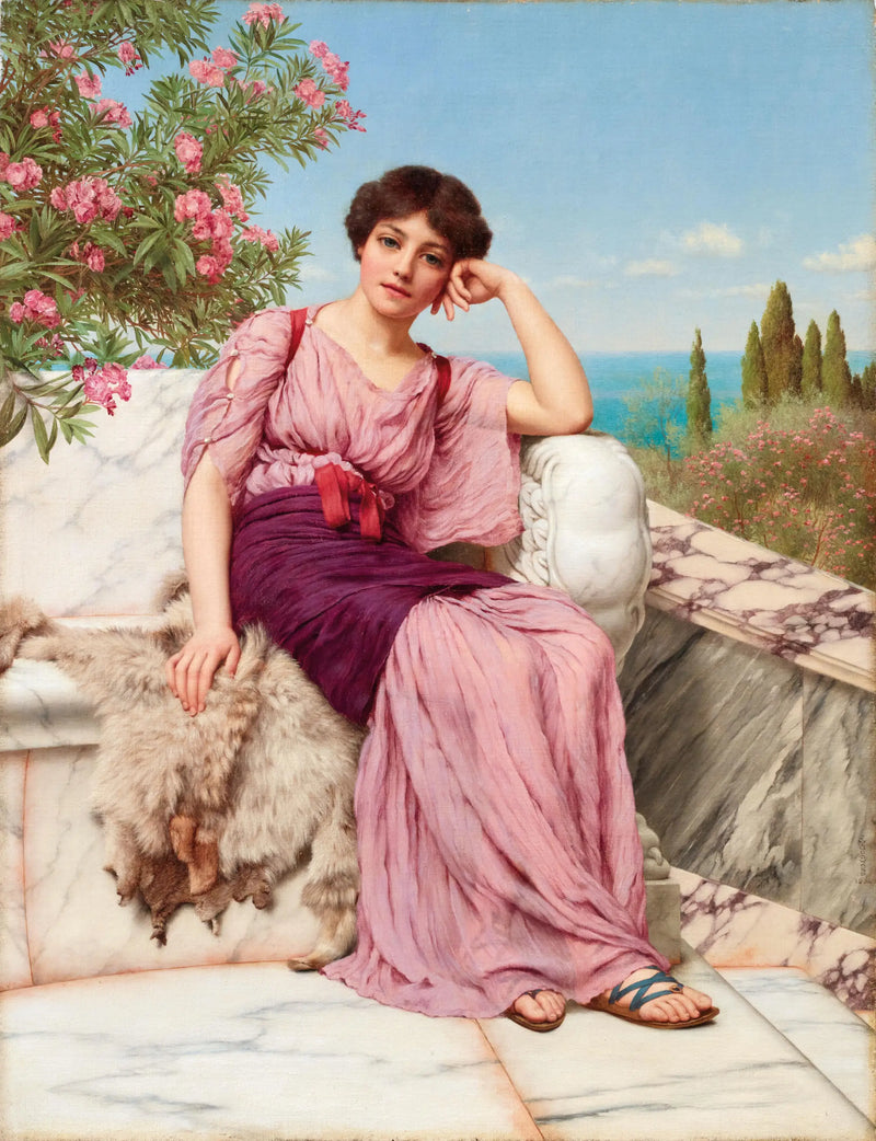 Tenha sonhos lindos - John William Godward
