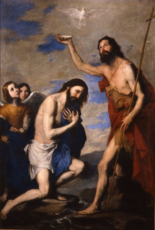 O Batismo de Cristo - Jusepe de Ribera