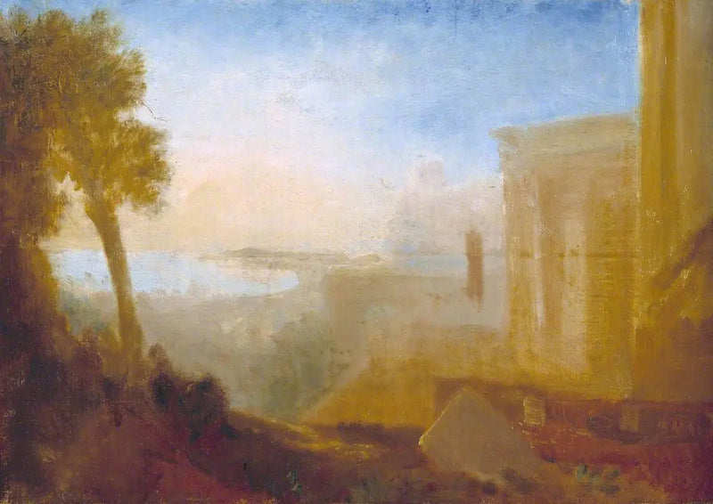 Vista da Costa, com Edifício Clássico - J. M. W. Turner