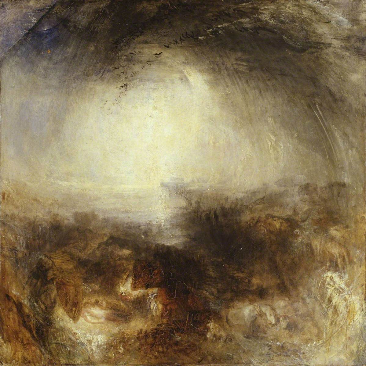 Reproduction du tableau « Ombre et Obscurité - J. M. W. Turner » par Alpha Reproduction en peinture à l’huile