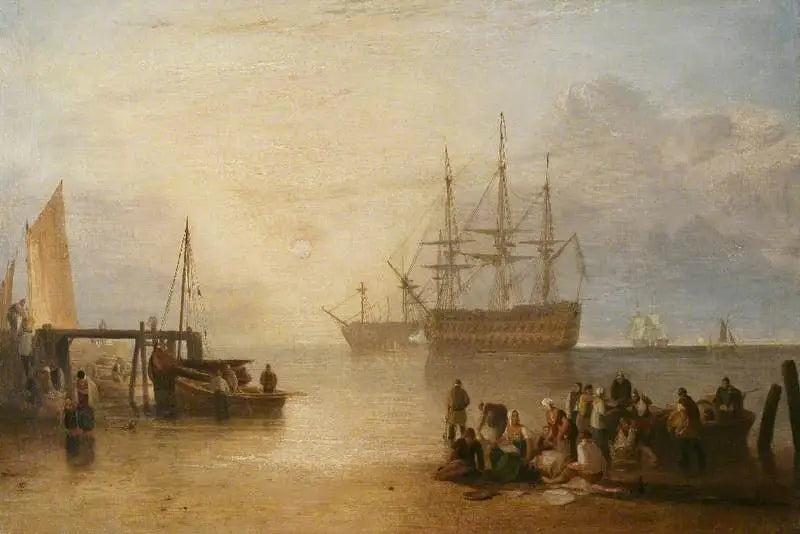 O Sol Pôr-se através do Vapor - J. M. W. Turner