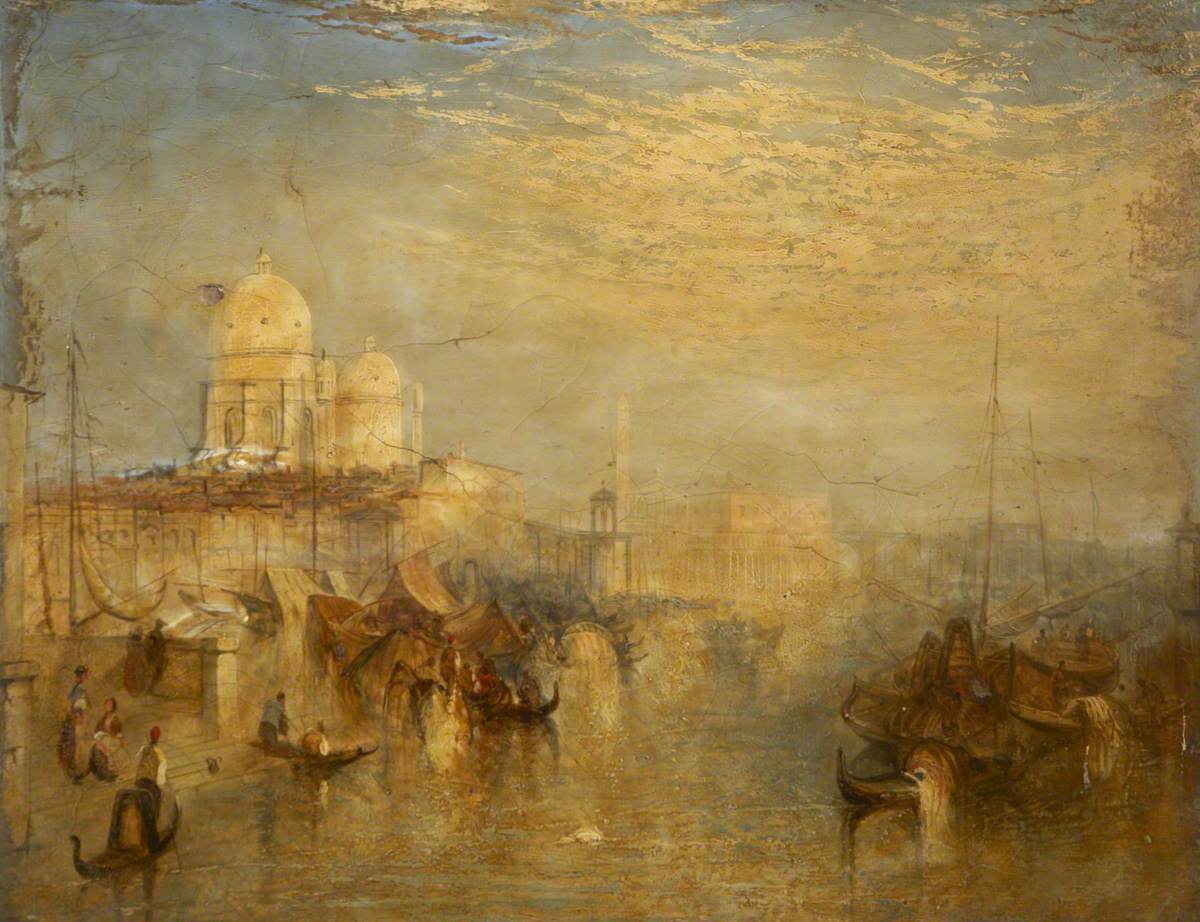 Reproduction du tableau « Grand Canal, Venice - J. M. W. Turner » par Alpha Reproduction en peinture à l’huile