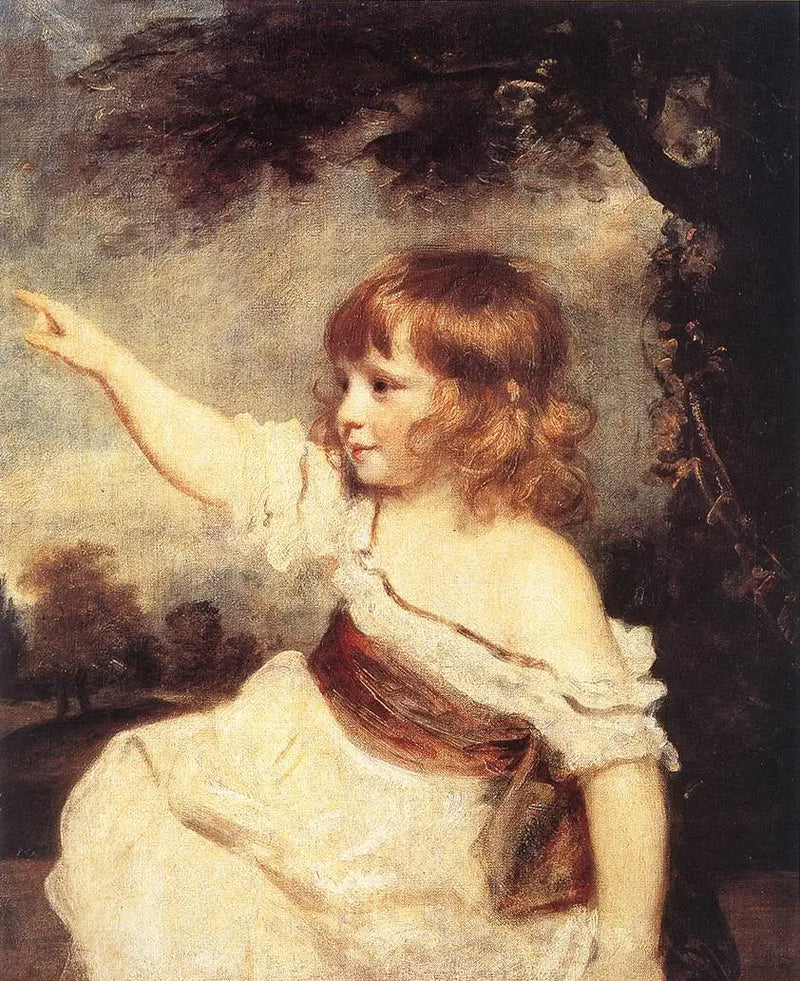 Francis George Hare criança, conhecido como Mestre Hare - Joshua Reynolds