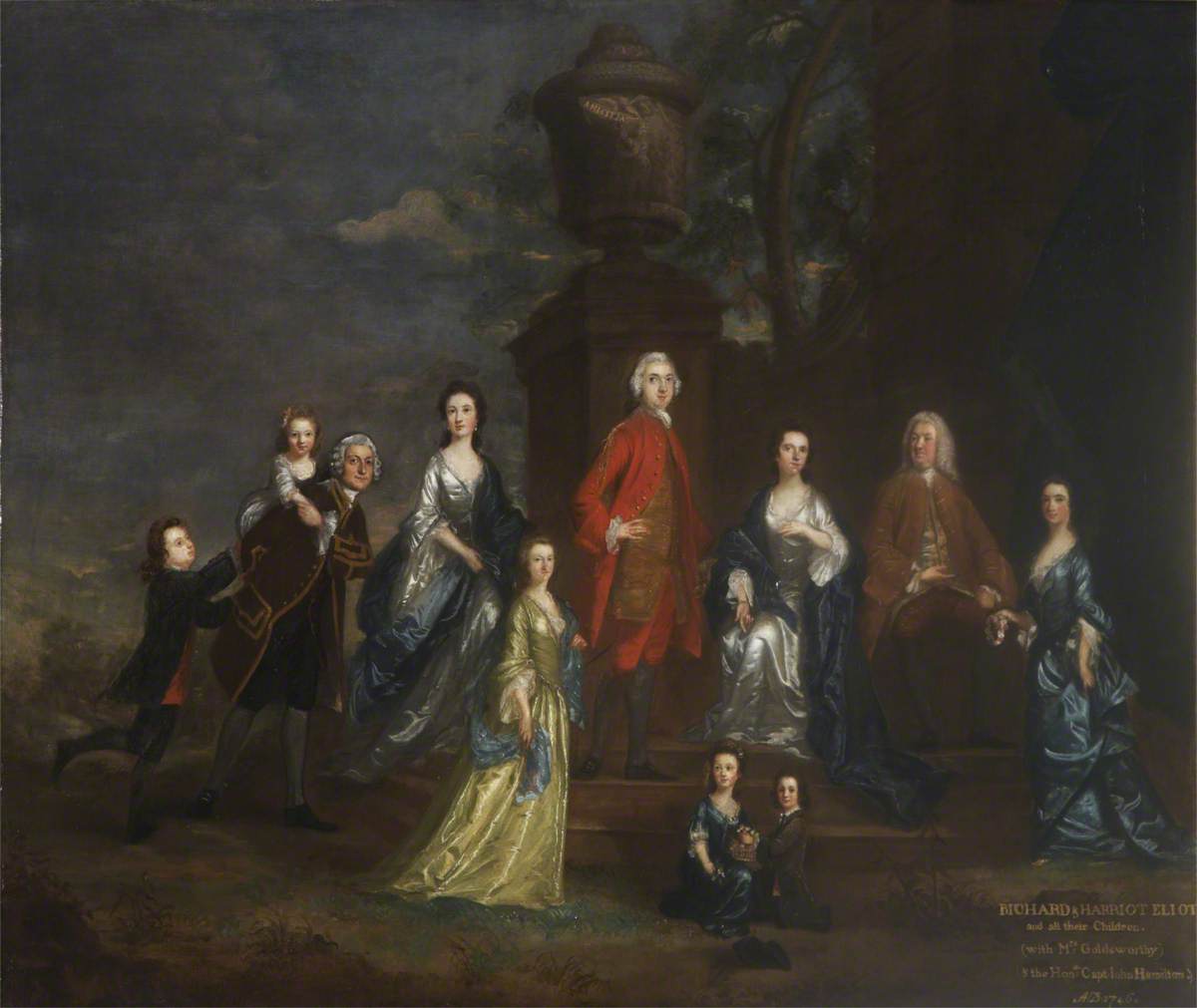 Richard Eliot et sa famille - Joshua Reynolds