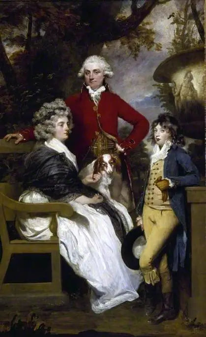 A família Braddyll - Joshua Reynolds