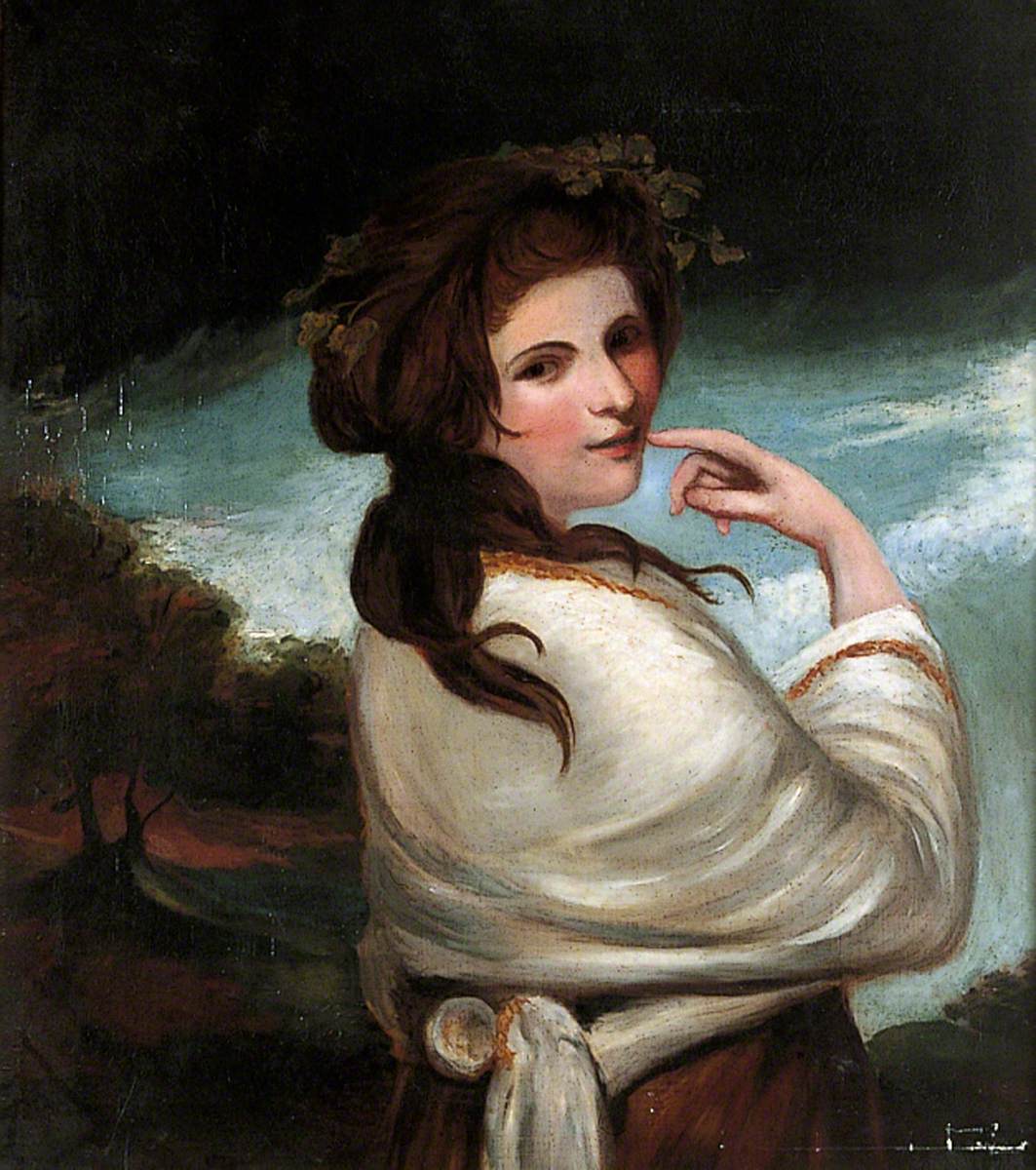 Lady Hamilton en bacchante - Joshua Reynolds