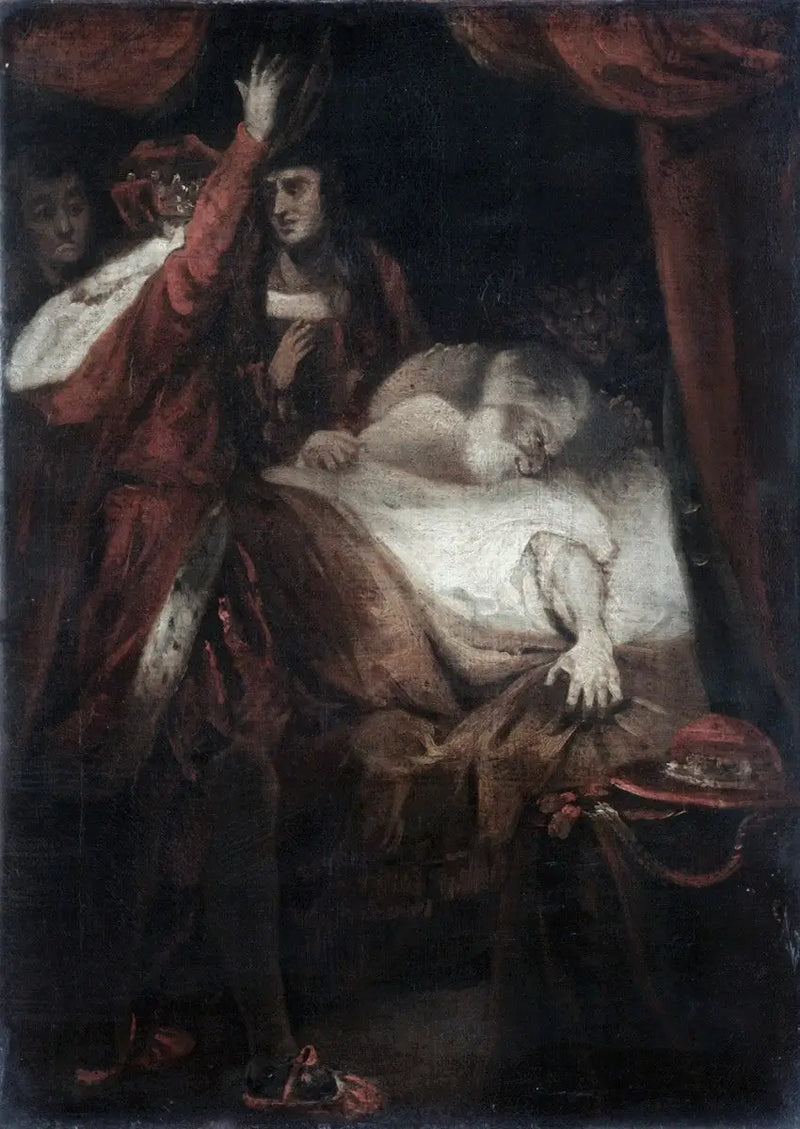 A morte do cardeal Beaufort - Joshua Reynolds