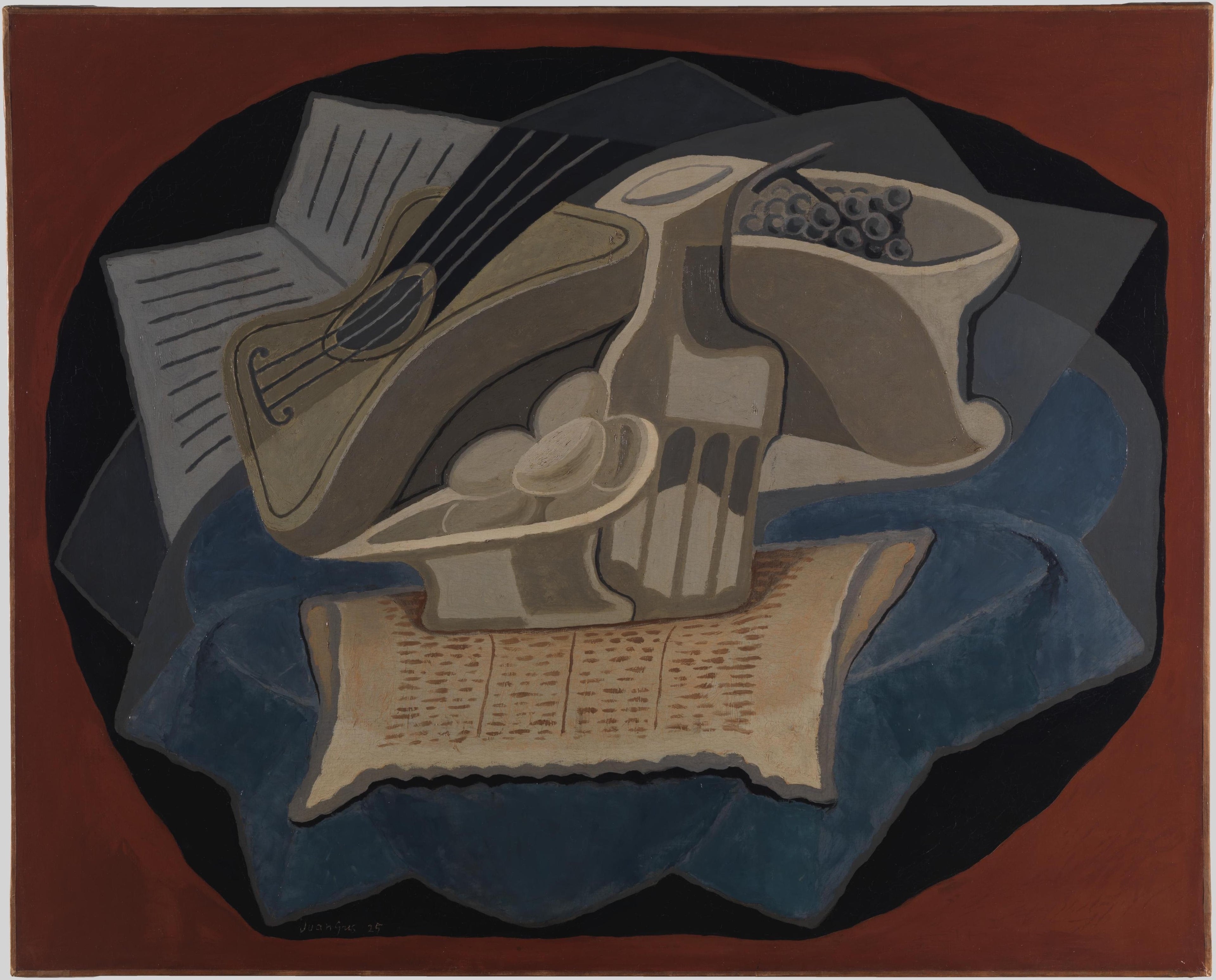 Le Tapis bleu - Juan Gris