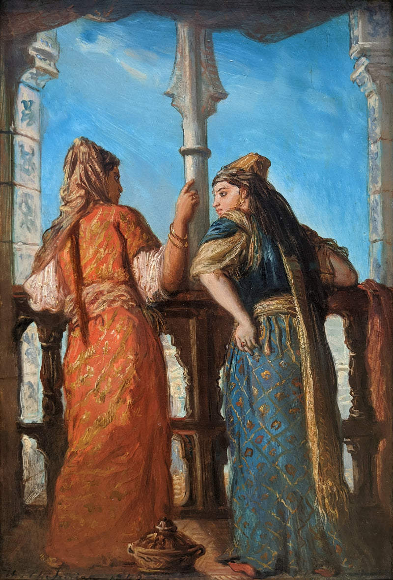 Mulheres no balcão, Argel - Théodore Chassériau